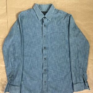 Men's Blue chambray Shirt